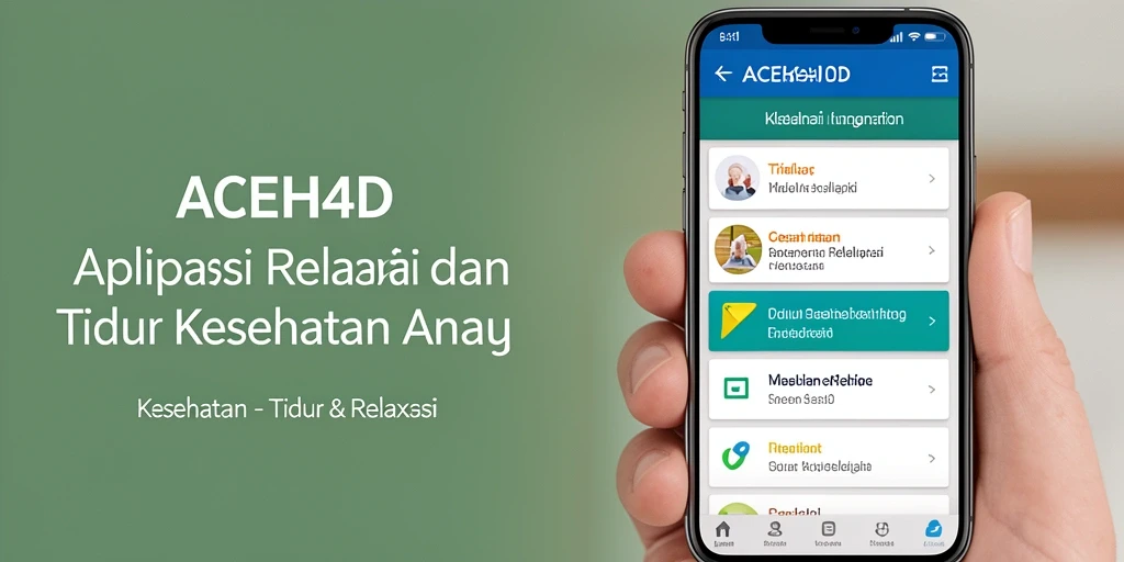 Antarmuka pengguna ACEH4D yang menenangkan dan sederhana.