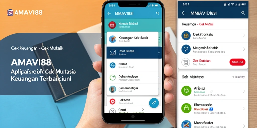 Antarmuka pengguna AMAVI88 menampilkan fungsi cek mutasi dengan jelas.
