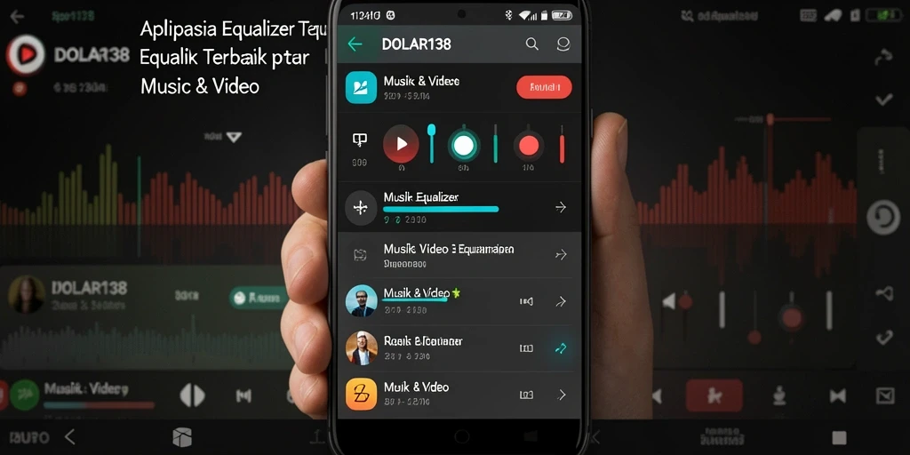 Antarmuka DOLAR138 dengan fungsi Equalizer yang intuitif.