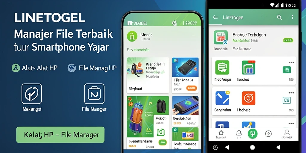 Tampilan antarmuka pengguna LINETOGEL yang sederhana dan fungsional.