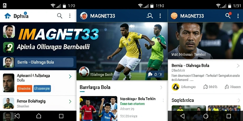 Tampilan utama aplikasi MAGNET33 yang informatif dan menarik.