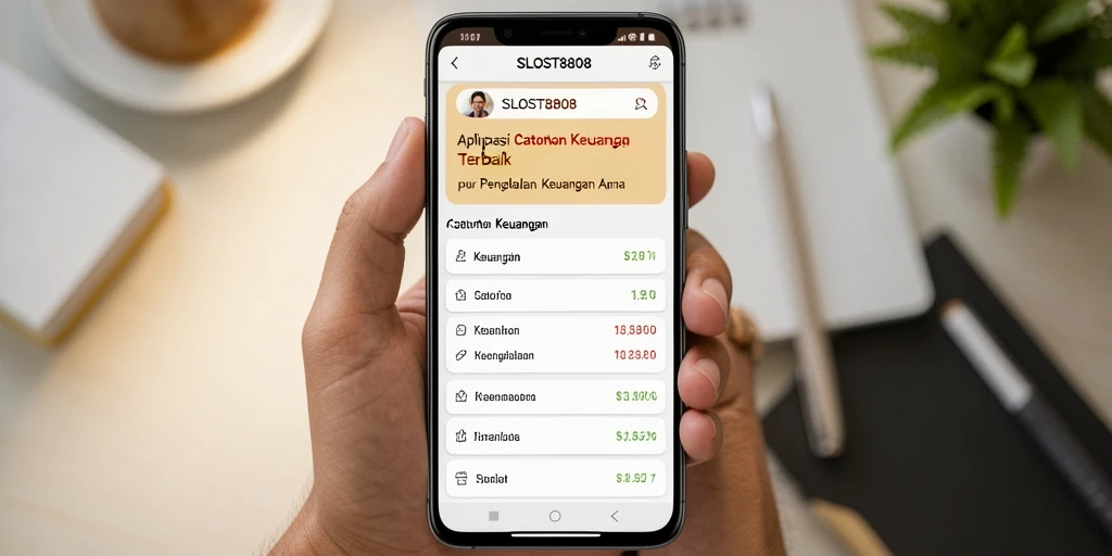 Antarmuka SLOST8808 yang mendukung pencatatan keuangan yang mudah dan efektif.
