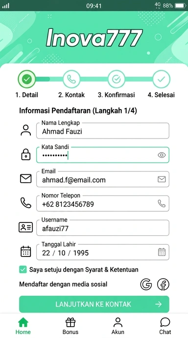 Panduan Lengkap Registrasi Akun lnova777 untuk Pengguna Android